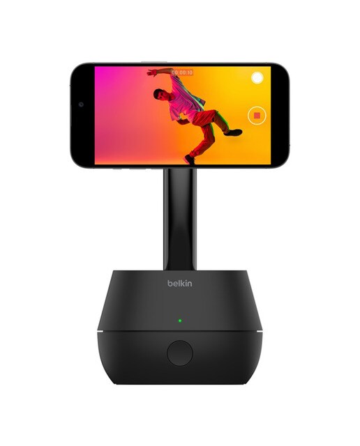 Soporte para smartphone Belkin Pro con seguimiento automático y DockKit Negro-6
