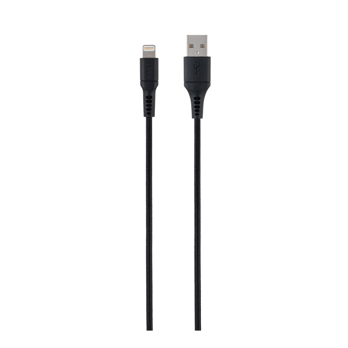 Cable Inves USB a Lightning MFi de 1 metro negro 1