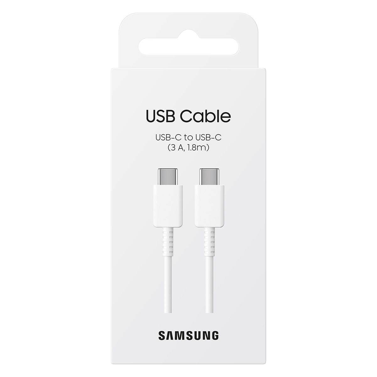 Cable Samsung 3A USB-C 1,8m Blanco Blanco-4
