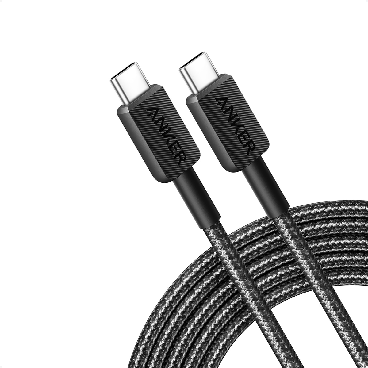 Imagen 1 de Cable Anker 322 Carga Rápida USB-C a USB-C, 1,8m, 60W Negro