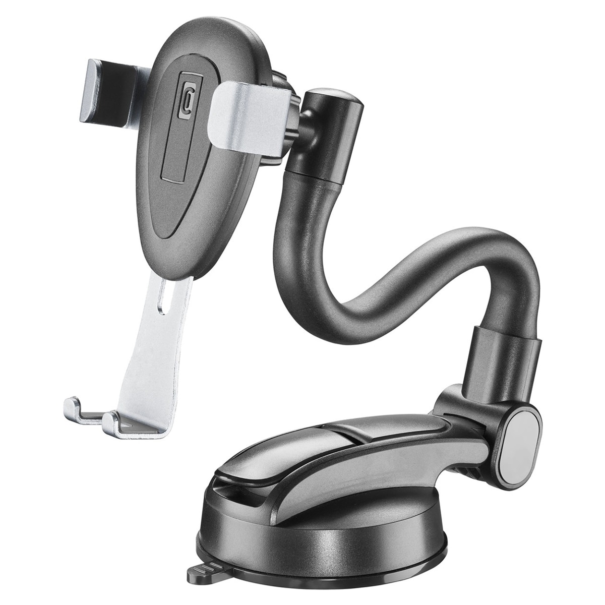 Soporte para smartphone Cellularline Slide Flexy gravity negro Negro-1