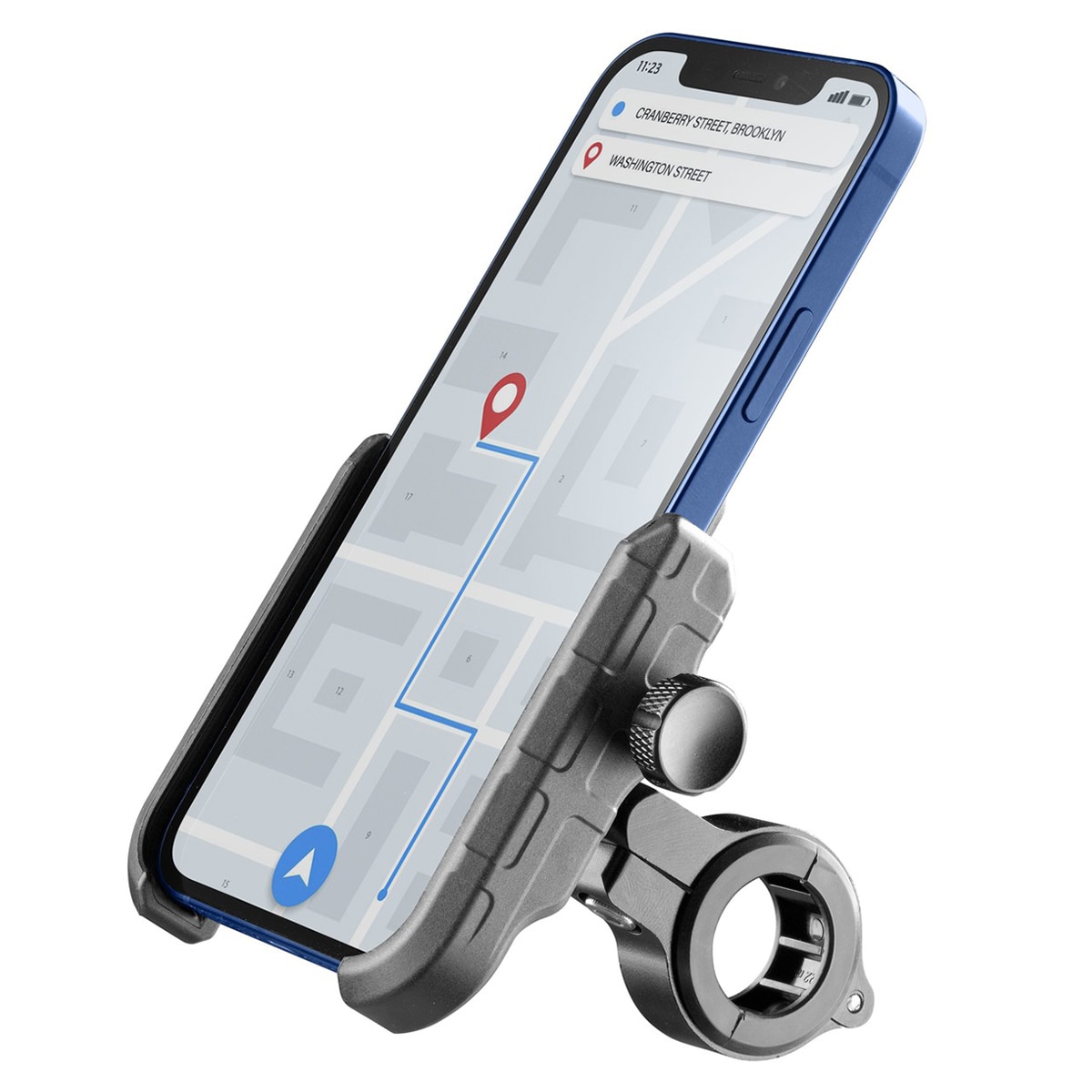 Soporte de moto para smartphone Cellularline Rider Steel 1