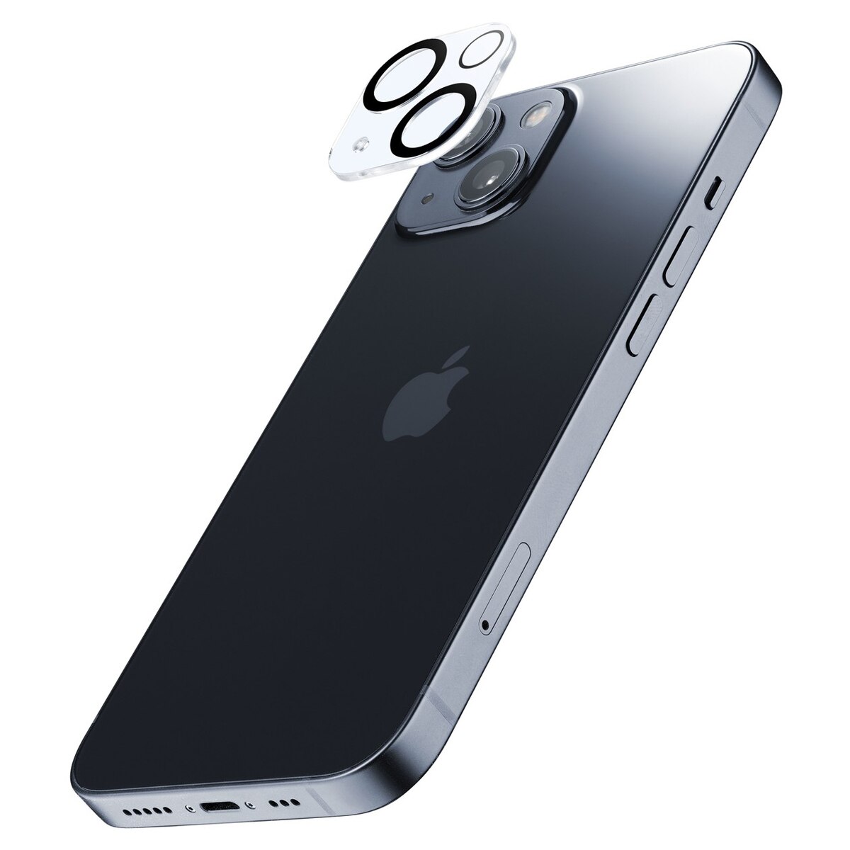 Protector para la cámara posterior Cellular Line Camera Lens para iPhone 14 / iPhone 14 Plus Transparente-2