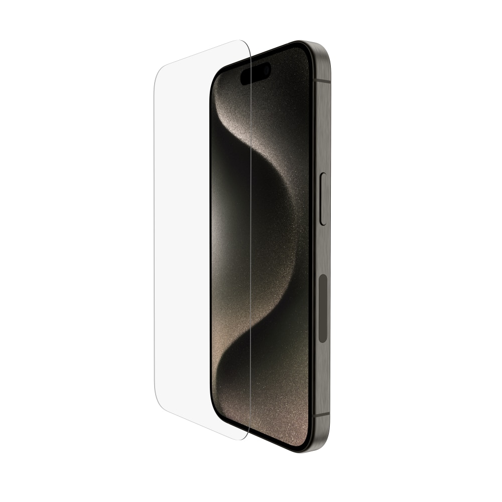 Protector de pantalla Belkin Tempered Glass para iPhone 15 Pro 2