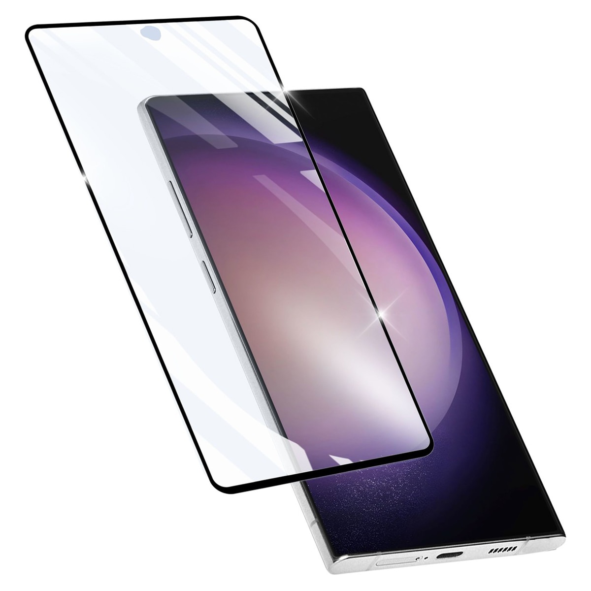 Película de Vidro Temperado Anti-Choque Cellularline para Samsung Galaxy S24 Ultra 1