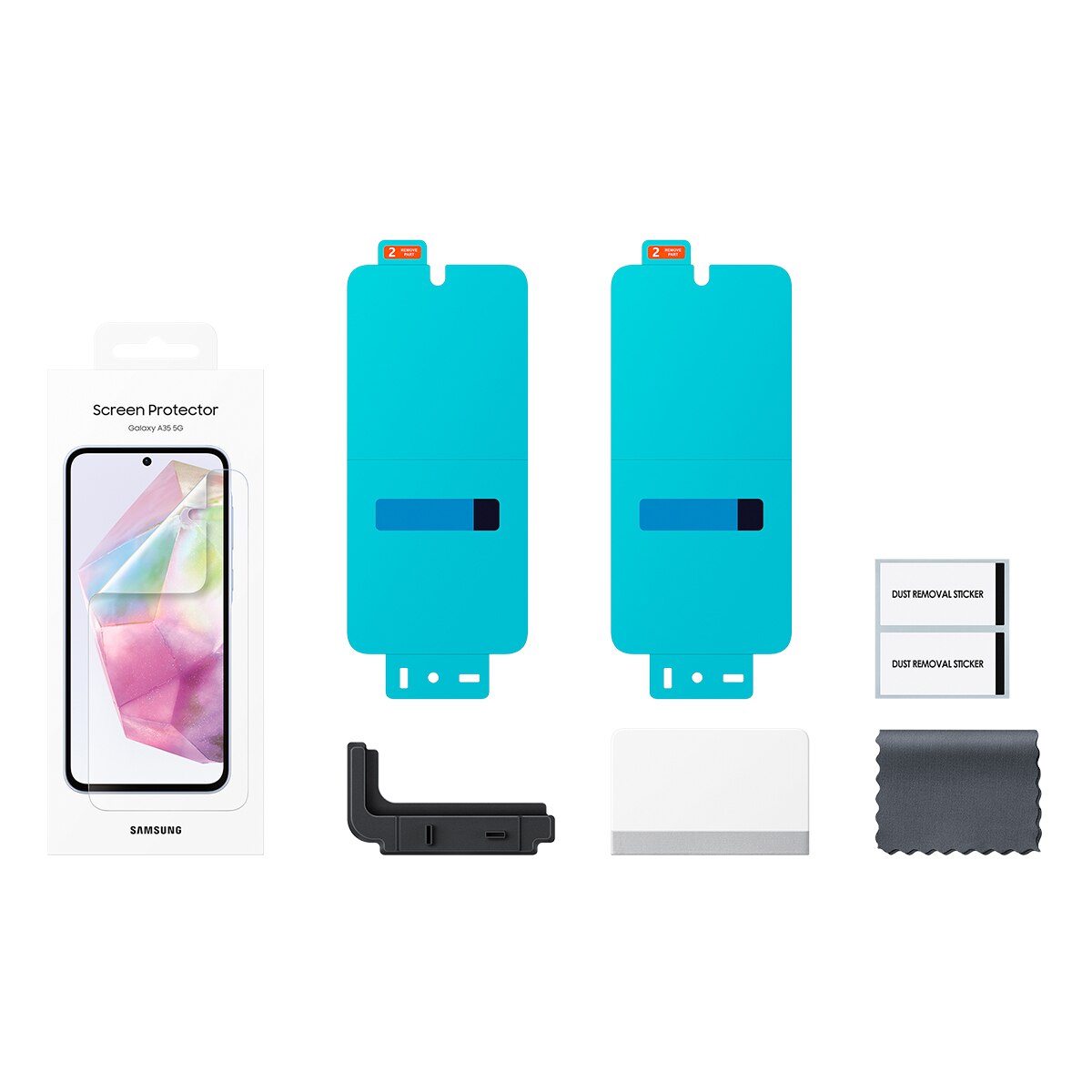 Protector de pantalla Samsung para Galaxy A35 Transparente-2