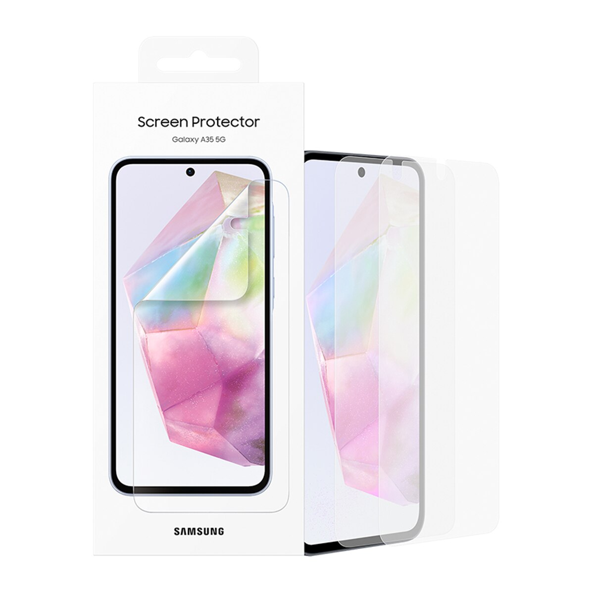 Protector de pantalla Samsung para Galaxy A35 Transparente-4