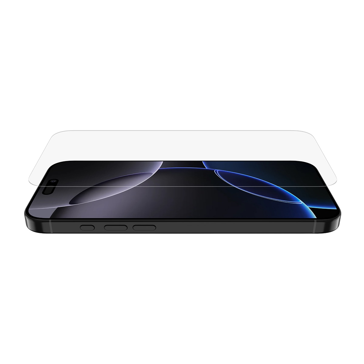 Protector de pantalla con revestimiento antimicrobiano Belkin Tempered Glass para iPhone 16 Pro Max Transparente-3