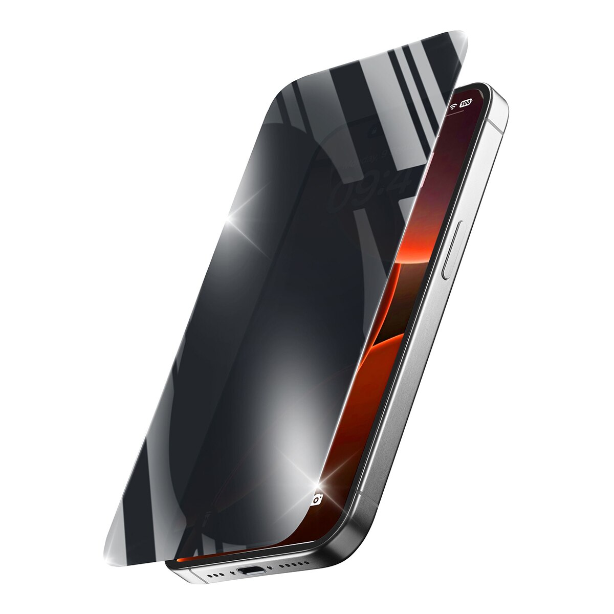 Cristal reforzado Cellularline para iPhone 16 Pro Transparente-1