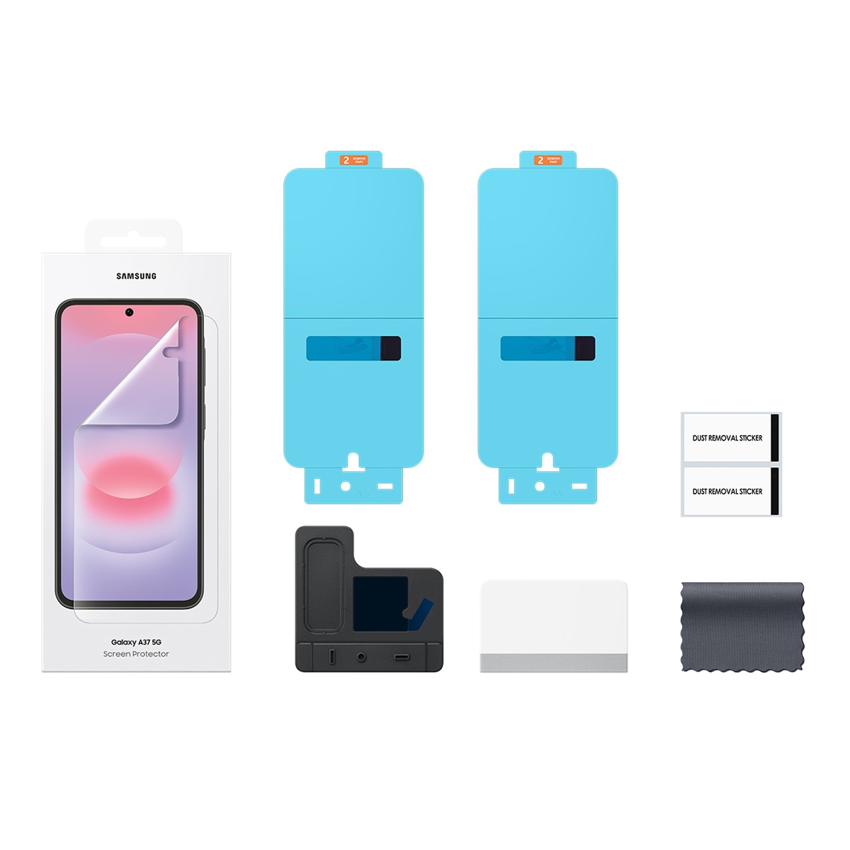 Protector de pantalla para Samsung Galaxy A37 Transparente-3
