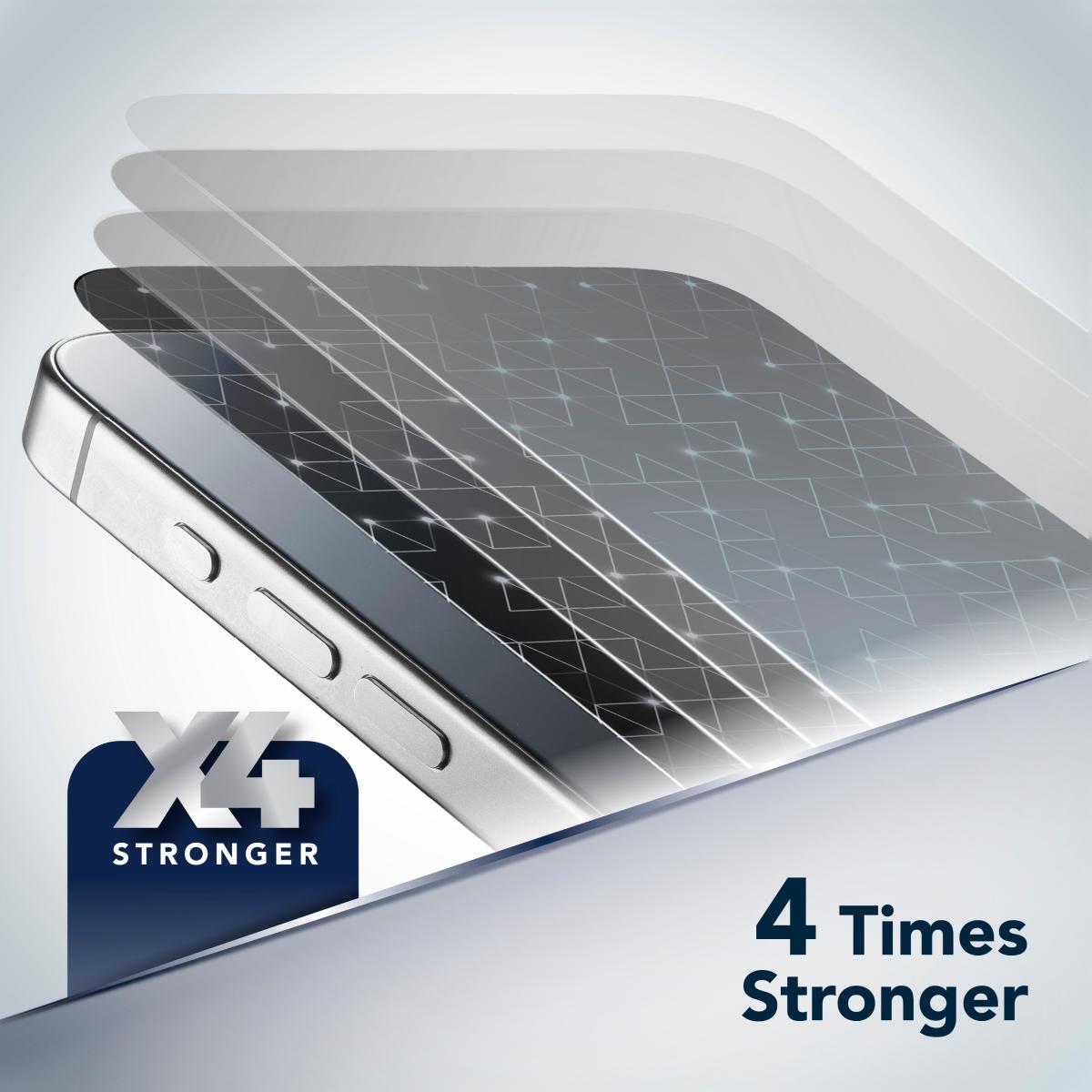 Imagen 2 de Cristal Templado Reforzado Cellularline para iPhone 18 Pro Max - Transparente Transparente