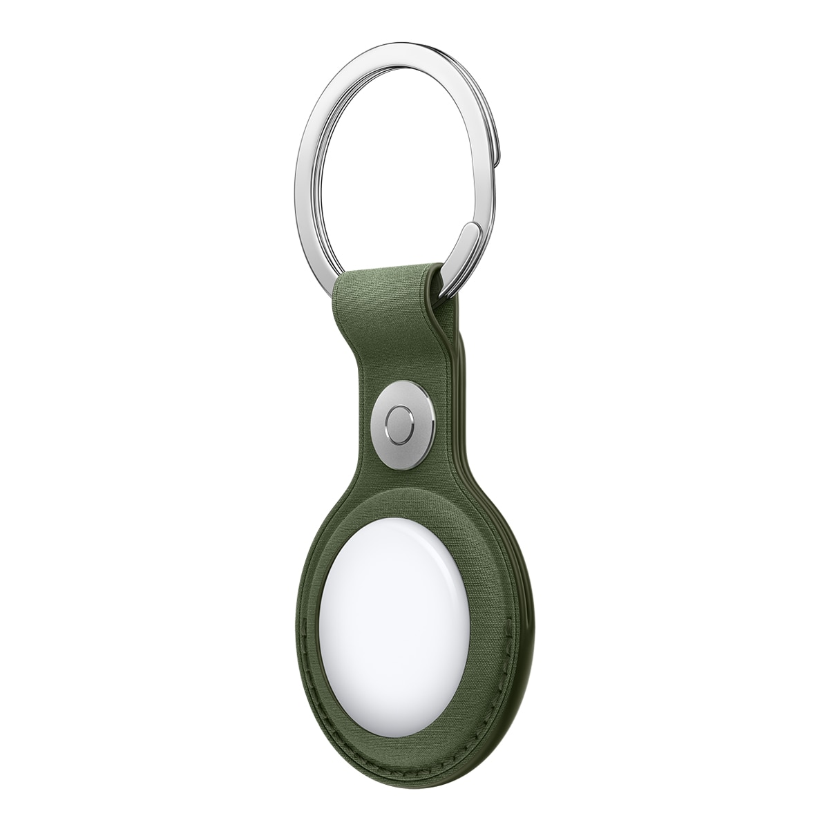 Llavero de trenzado fino Apple Musgo para el AirTag Musgo-2