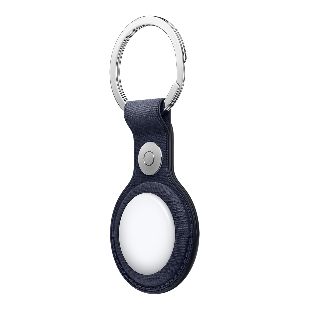 Llavero de trenzado fino Apple Azul marino para el AirTag Azul marino-2