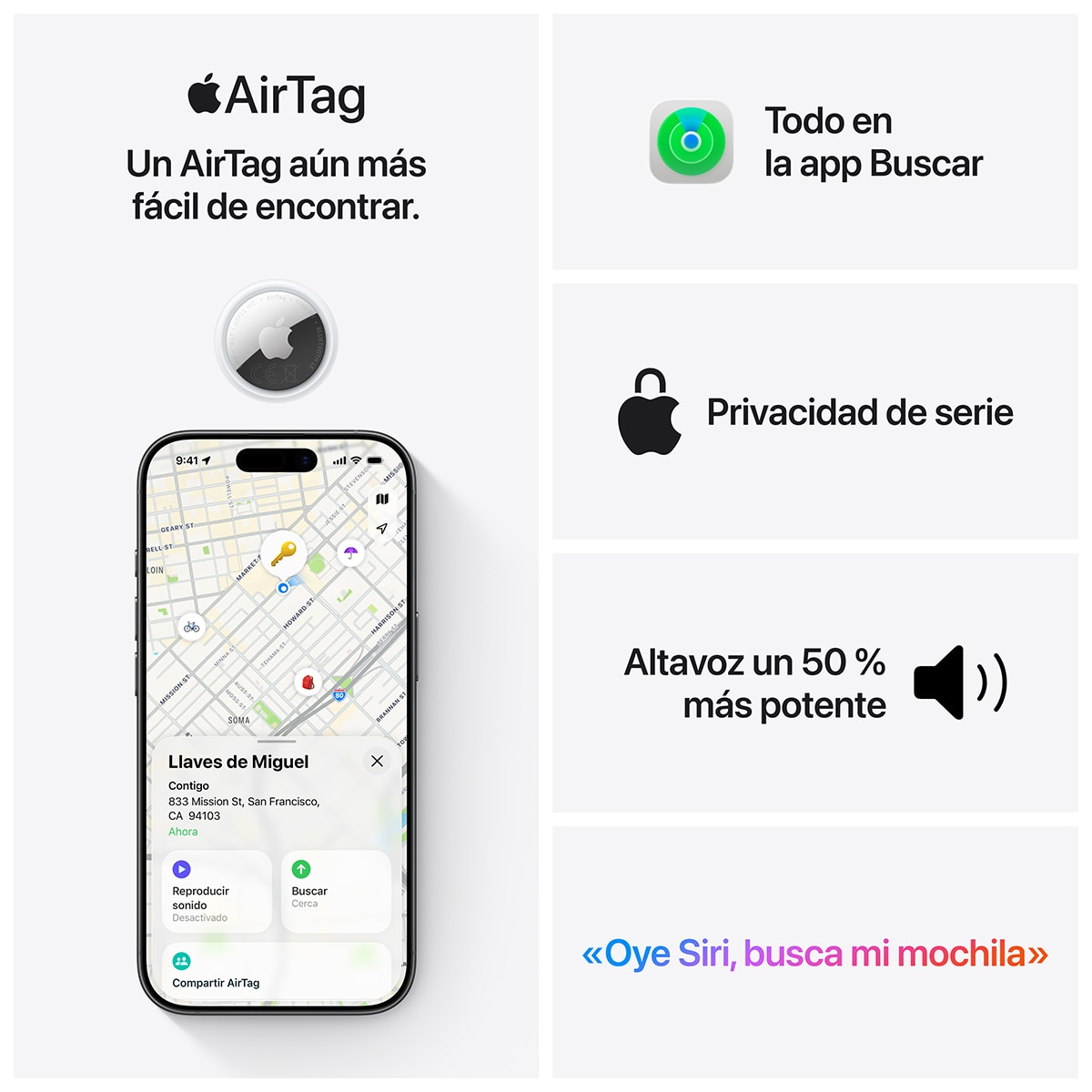 Apple AirTag 2ª Generación Blanco-5
