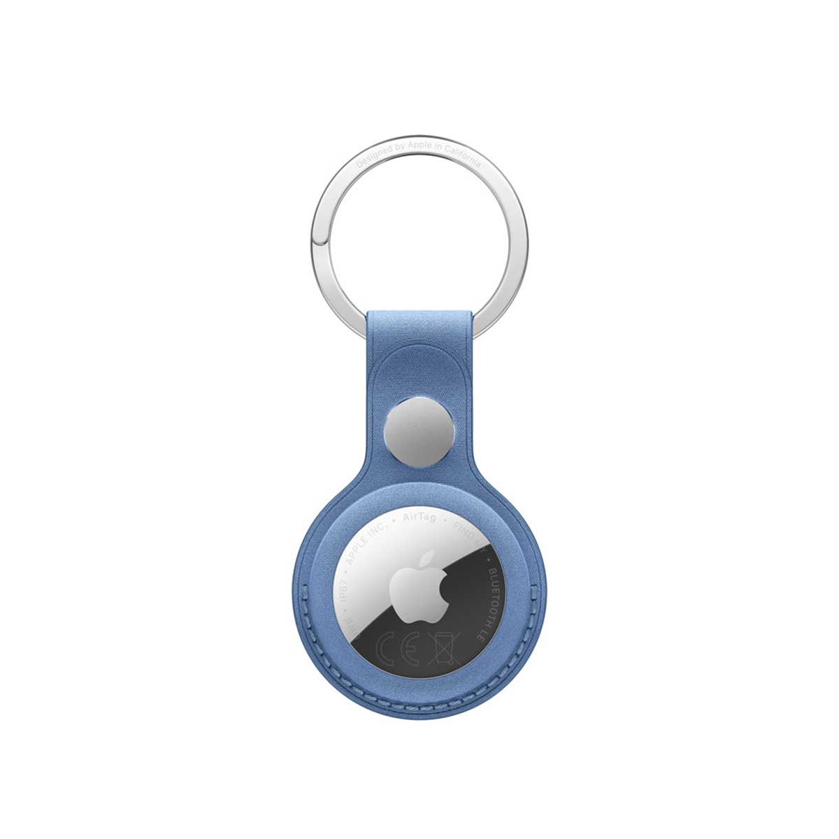 Imagen 1 de Llavero de trenzado fino para Apple AirTag Azul silvestre