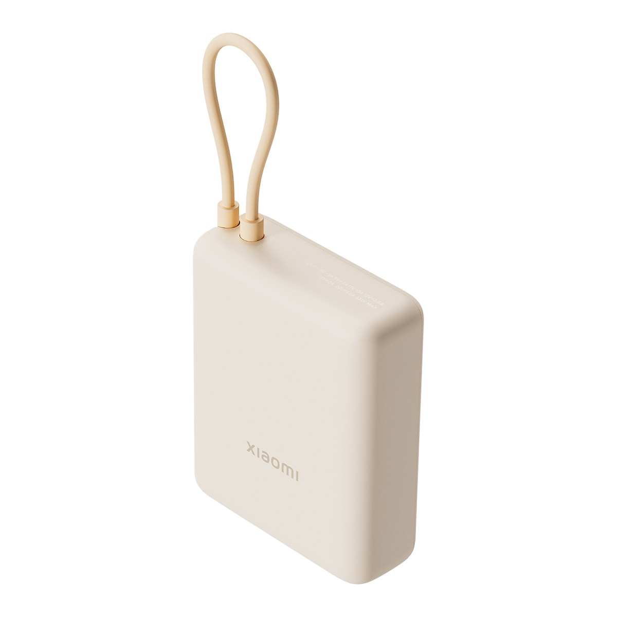 Power Bank Xiaomi 33W 10000 mAh (con cable integrado) Beige 7
