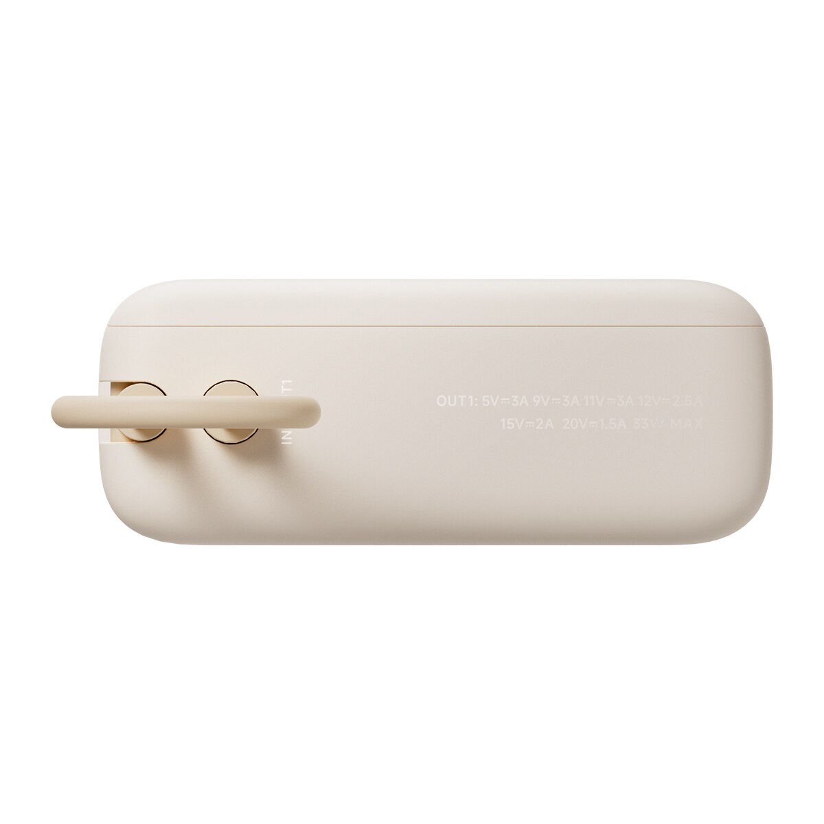 Power Bank Xiaomi 33W 10000 mAh (con cable integrado) Beige 8