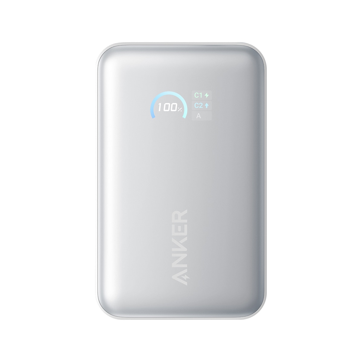 Power Bank Anker Nano, 10000 mAh, 45W, 1 USB-C, 1 Cable retráctil USB-C, 1 USB-A - Blanco Blanco-2