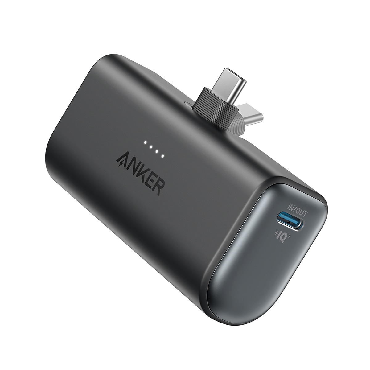 Power Bank Anker Nano, 5000 mAh, 225W, 2 USB-C, compacto - Negro Negro-3