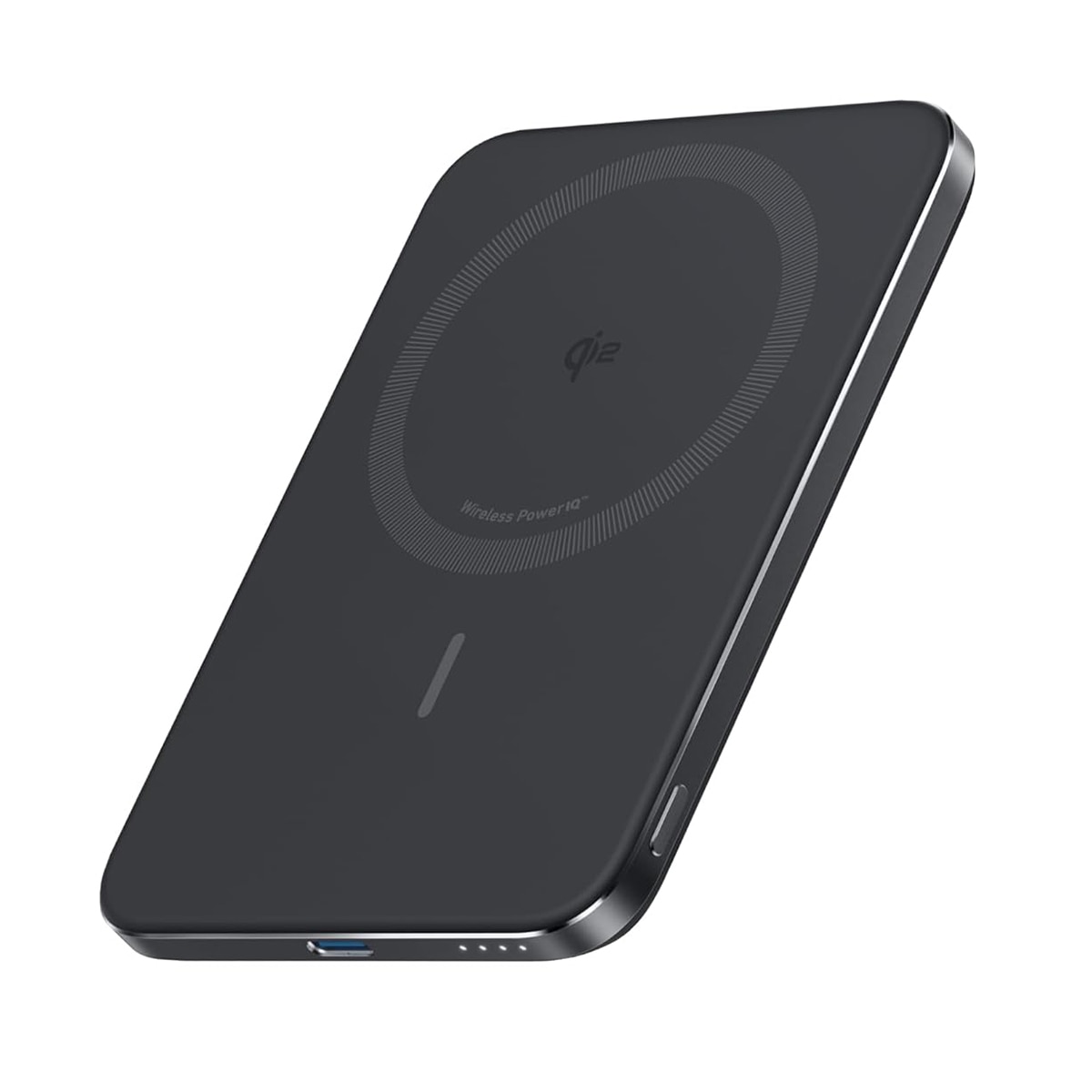 Imagen 0 de Power Bank Anker Nano, 5000 mAh ultrafino, 15W Qi2 carga inalámbrica, compatible con MagSafe Negro