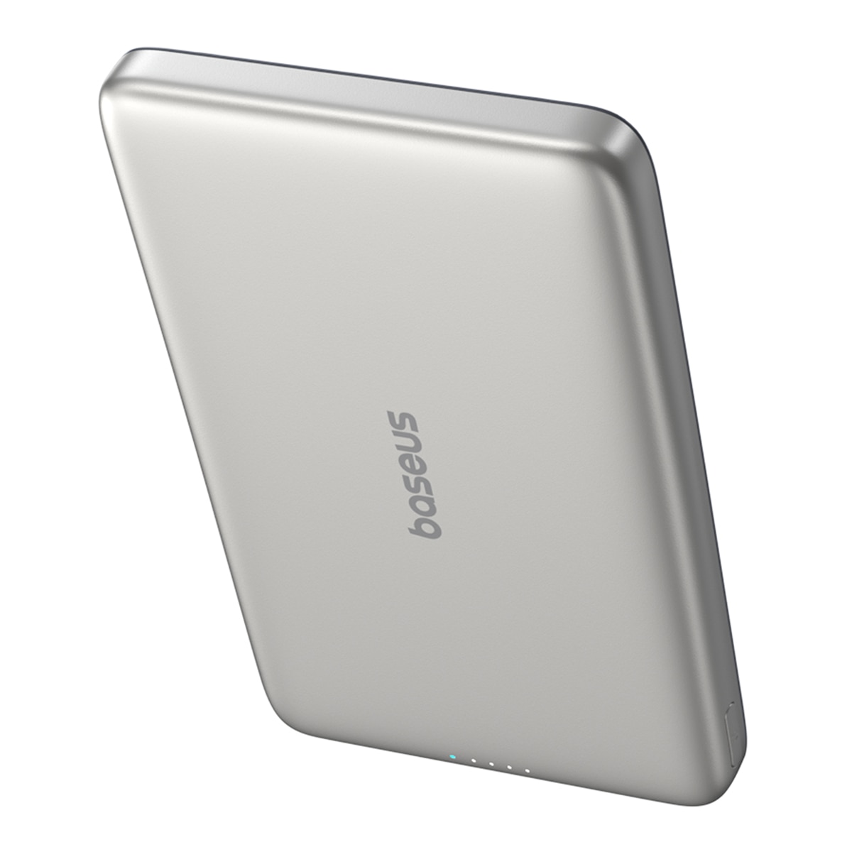 Imagen 1 de Power bank magnético Baseus PicoGo AM41 Ultra-Slim 5000mAh 20W (Incluye Cable USB-C a USB-C 30cm) Titanio