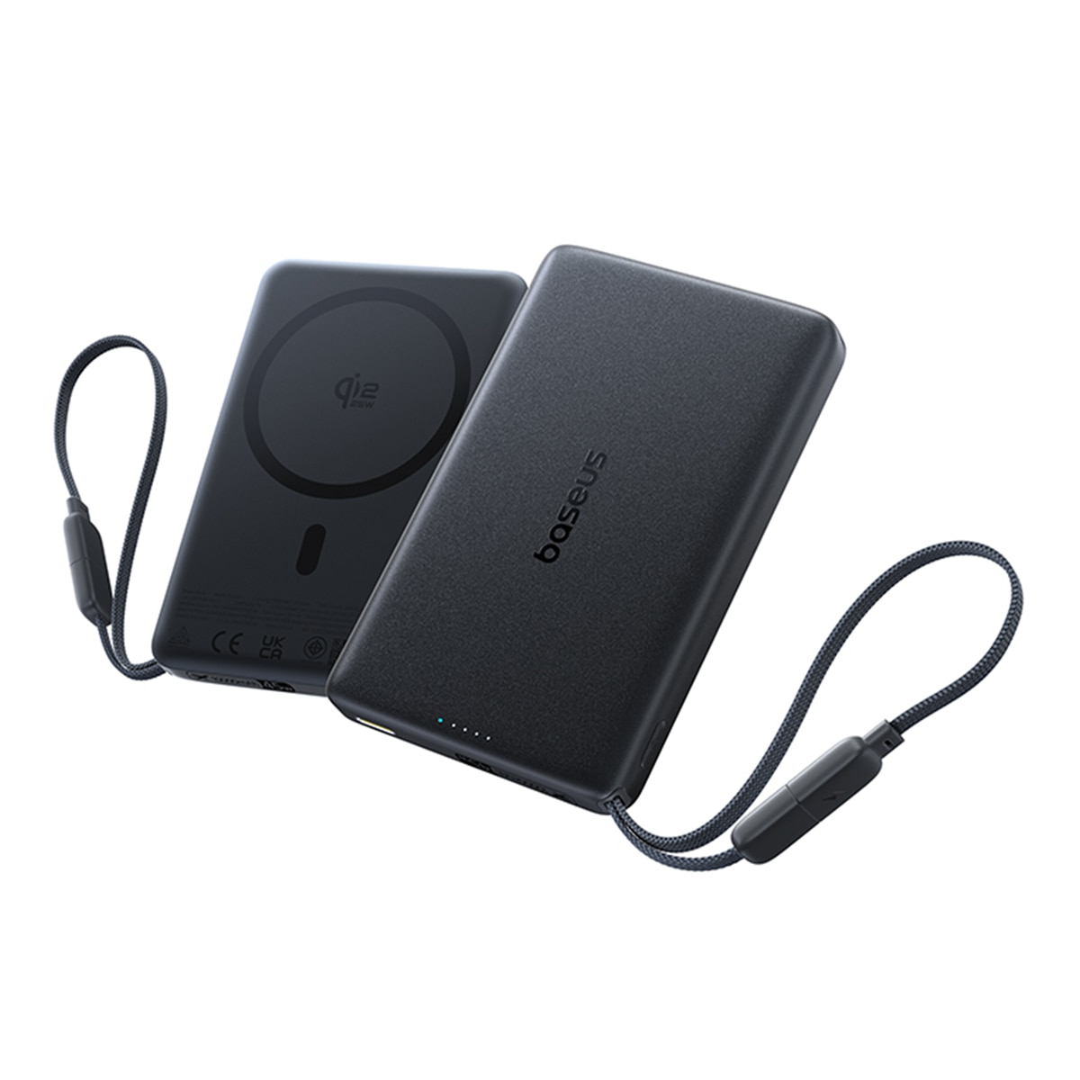 Imagen 0 de Power bank magnético Baseus PicoGo AM52 Qi2.2 con cable integrado, 10000mAh 45W Negro