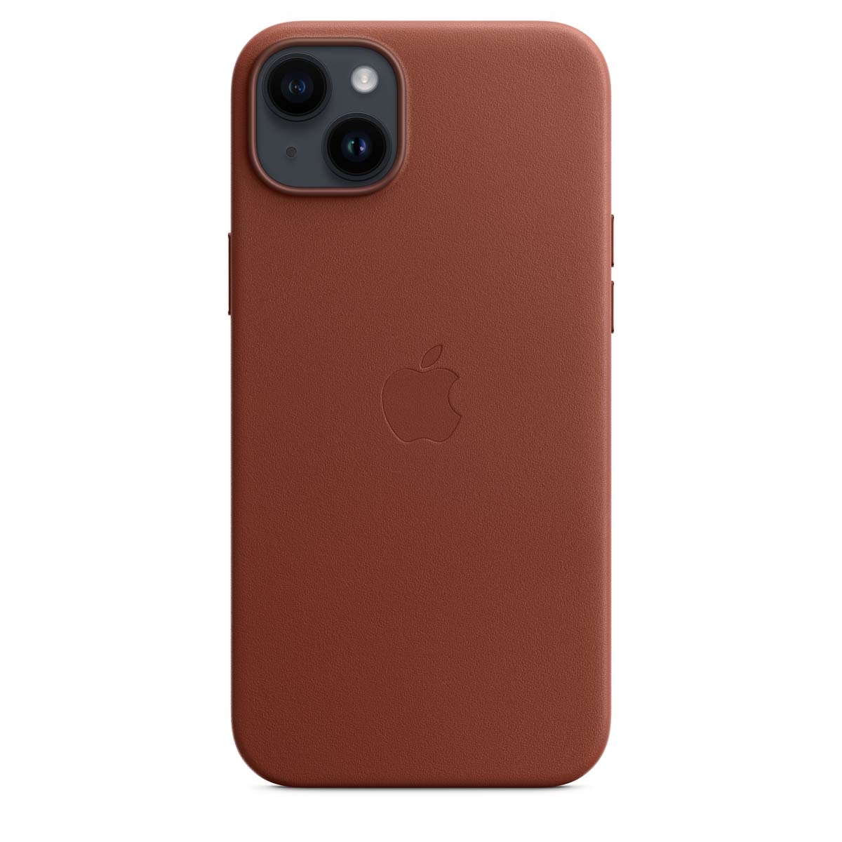 Funda de piel color ocre oscuro con MagSafe para el iPhone 14 Plus Ocre oscuro-3
