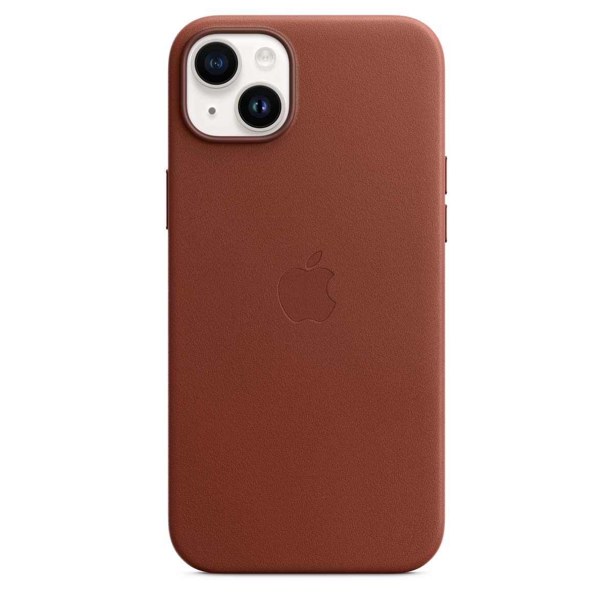 Funda de piel color ocre oscuro con MagSafe para el iPhone 14 Plus Ocre oscuro-4