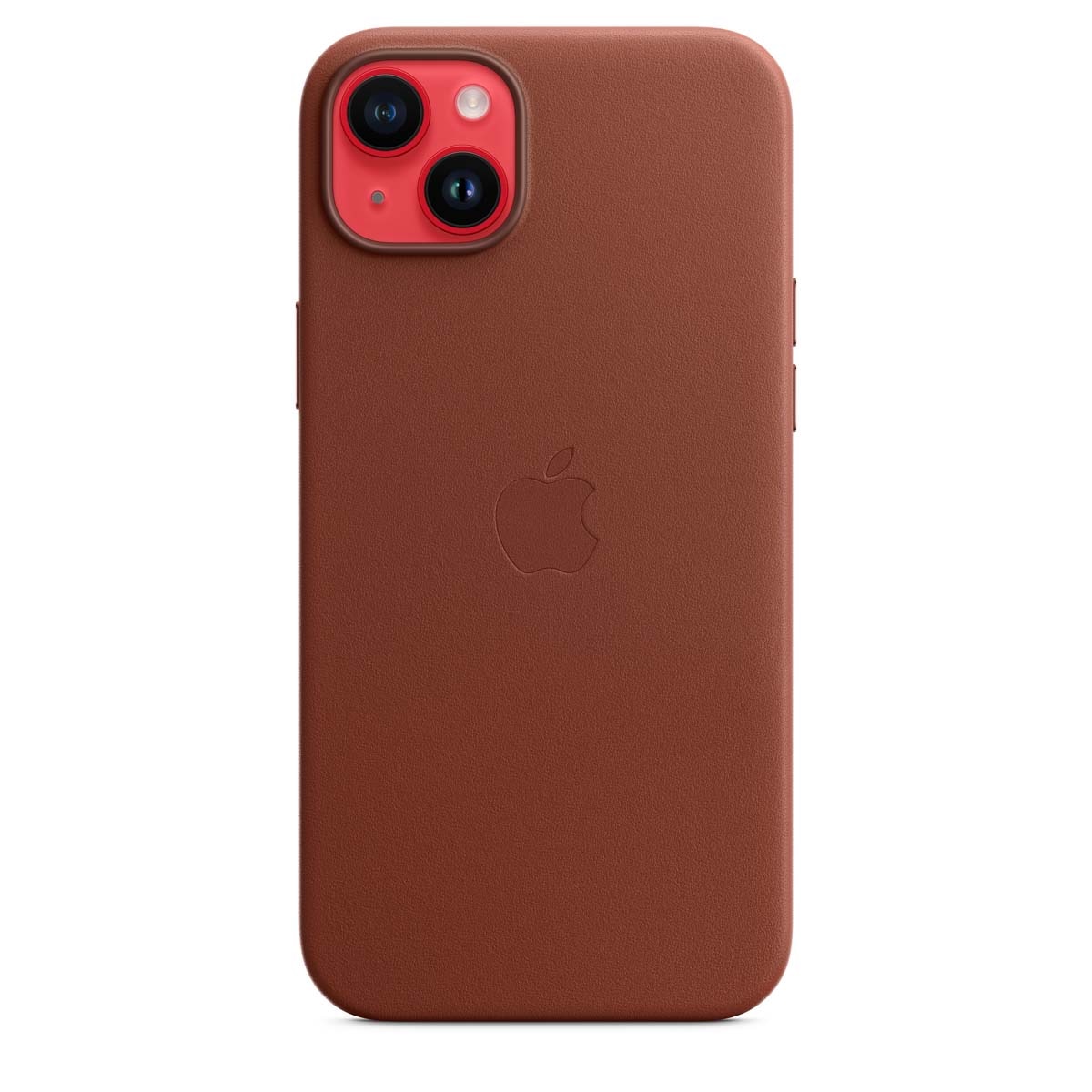 Funda de piel color ocre oscuro con MagSafe para el iPhone 14 Plus Ocre oscuro-5