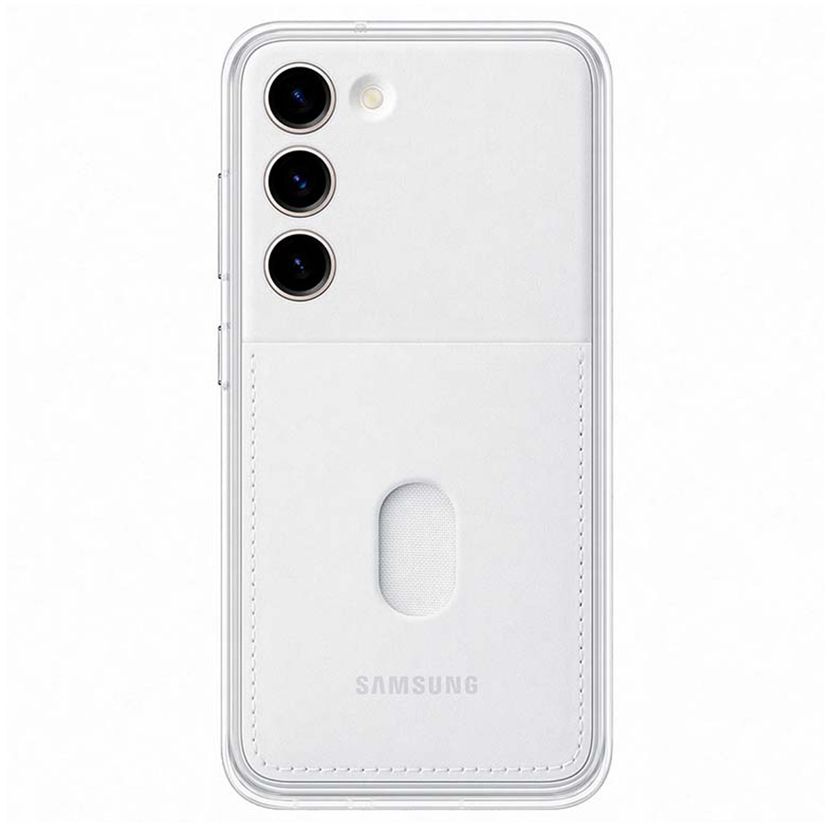 Carcasa con marco blanco para Samsung Galaxy S23 Blanco-1