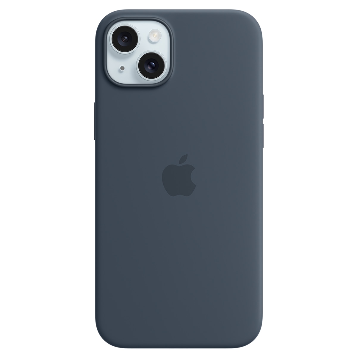 Funda de silicona Azul tempestad con MagSafe para el iPhone 15 Plus Azul Tormenta-1