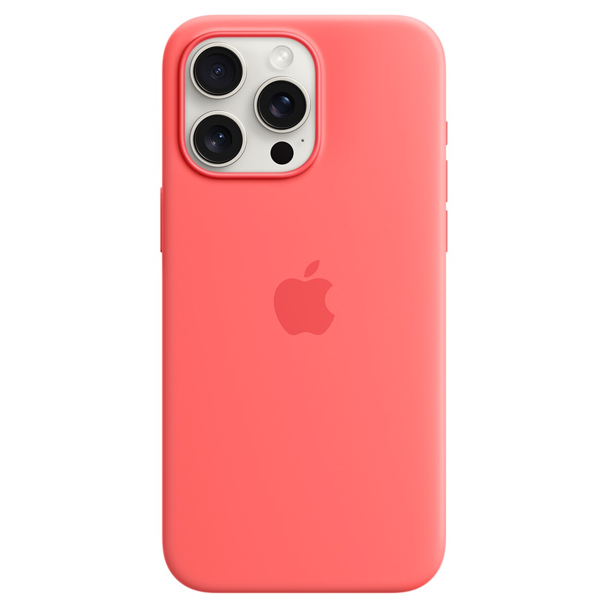 Funda de silicona color Guayaba con MagSafe para el iPhone 15 Pro Max Guayaba-1