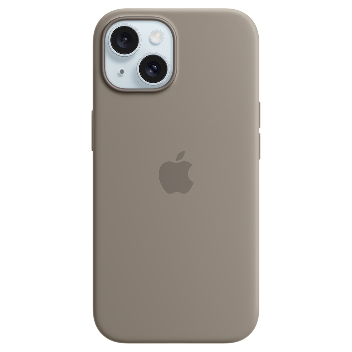 Funda de silicona color Arcilla con MagSafe para el iPhone 15 Arcilla-1