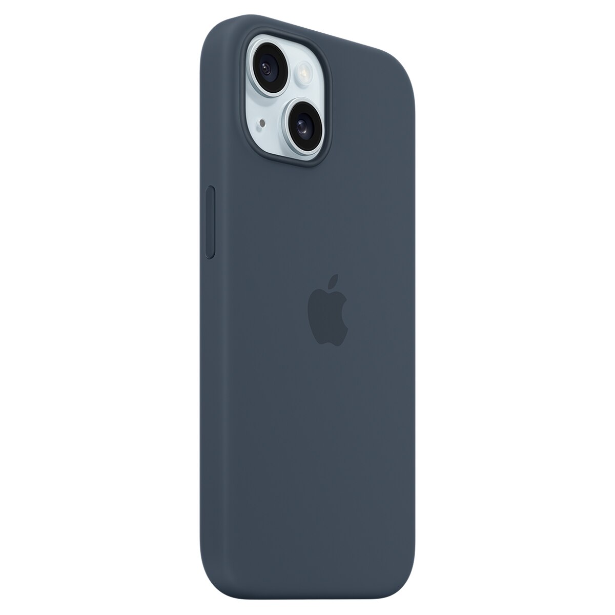 Funda de silicona Azul tempestad con MagSafe para el iPhone 15 Azul Tormenta-2