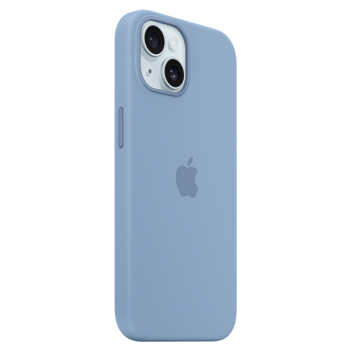 Funda de silicona Azul invierno con MagSafe para el iPhone 15 Azul invierno-2