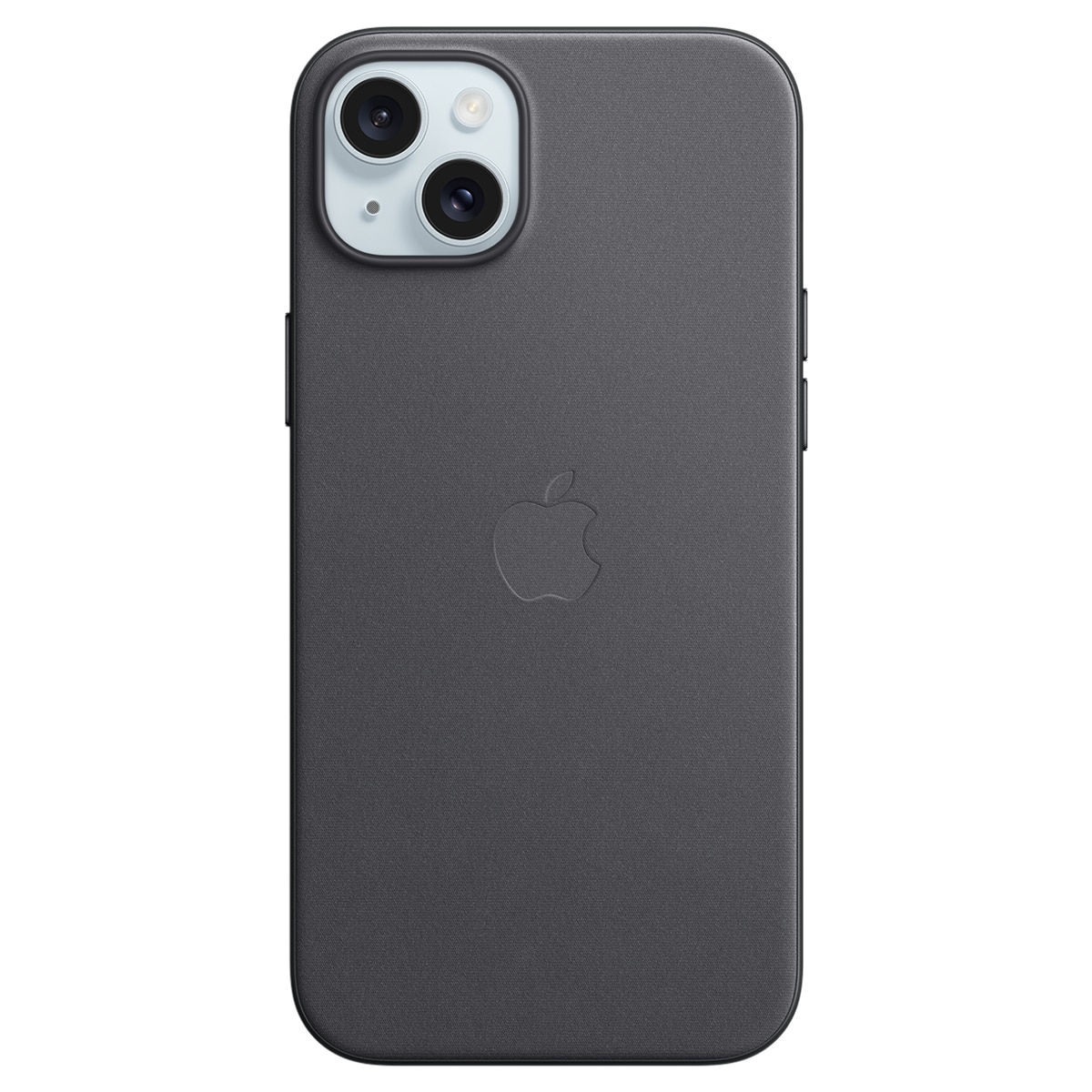 Funda de trenzado fino Negro con MagSafe para el iPhone 15 Plus Negro-1