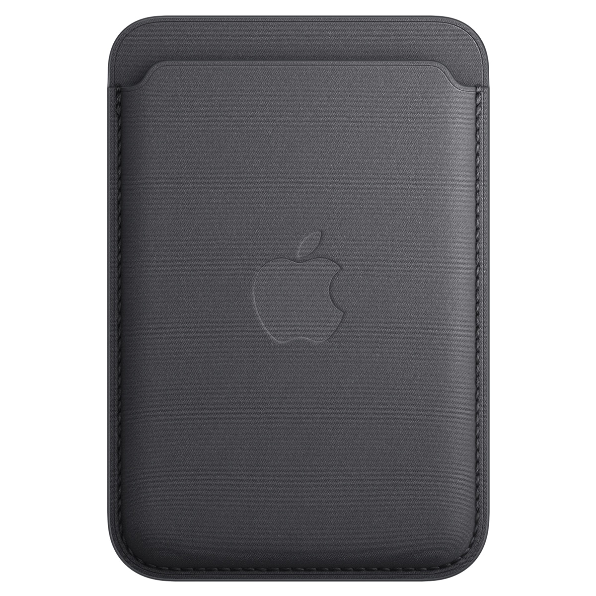 Apple - Cartera de trenzado fino Negro con MagSafe para el iPhone.