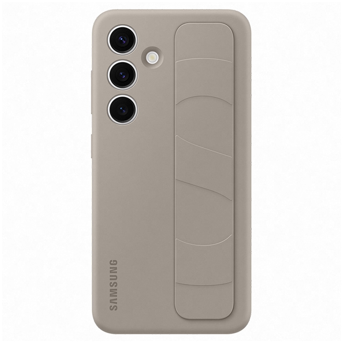 Capa Standing com Fita para Galaxy S24 - Castanho 1