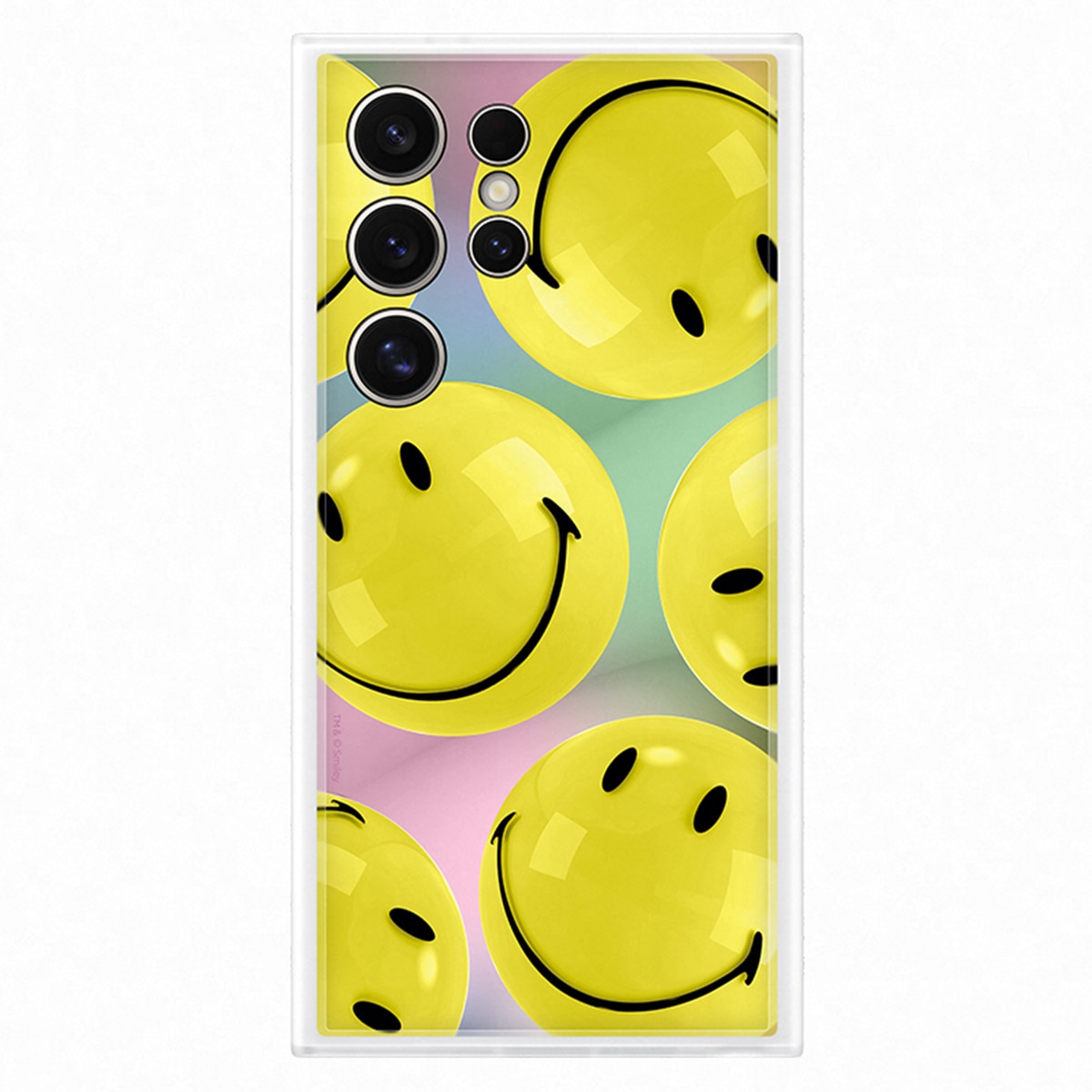Funda Flipsuit Smiley amarilla Samsung para Galaxy S24+ Amarillo-1