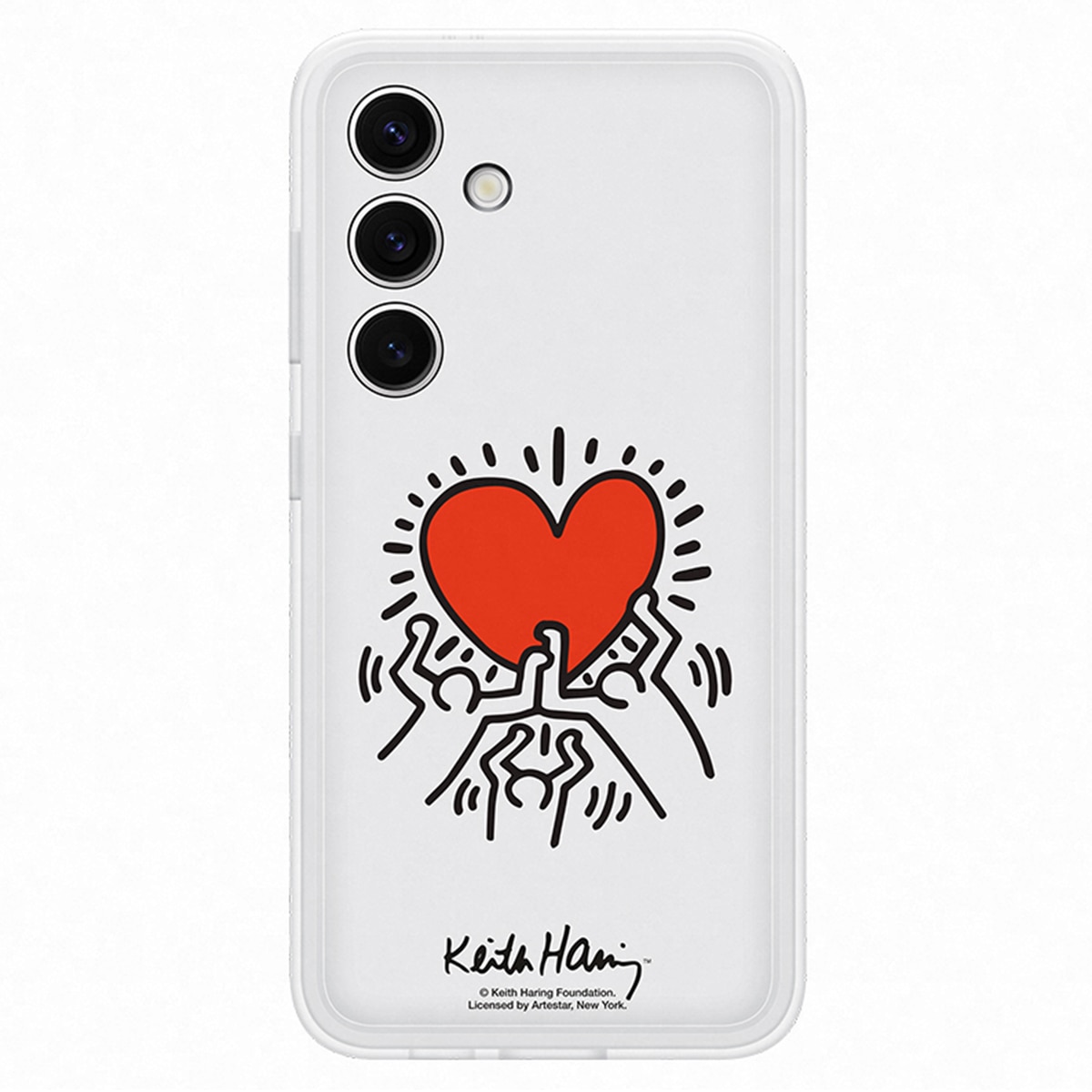 Funda Flipsuit Keith Harring blanca Samsung para Galaxy S24 1
