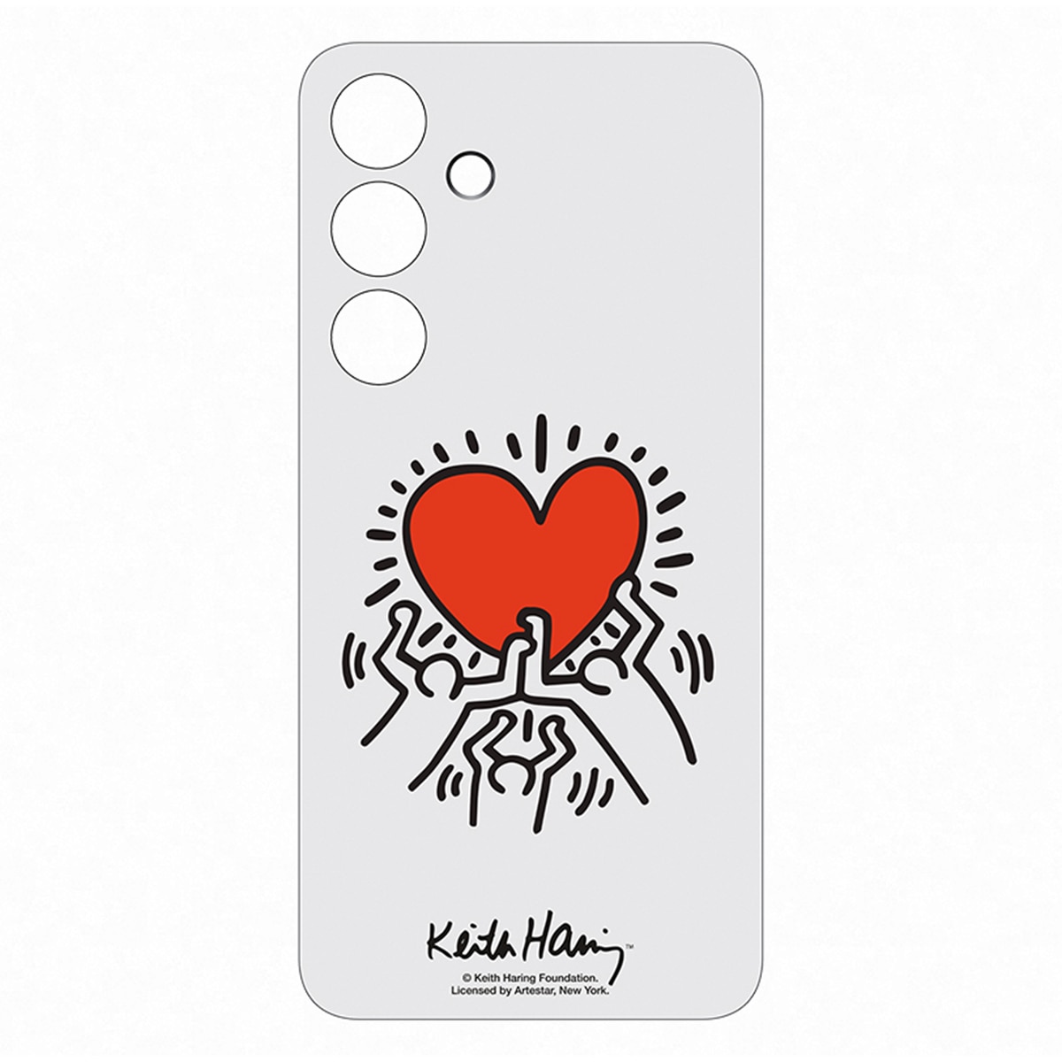 Funda Flipsuit Keith Harring blanca Samsung para Galaxy S24 2