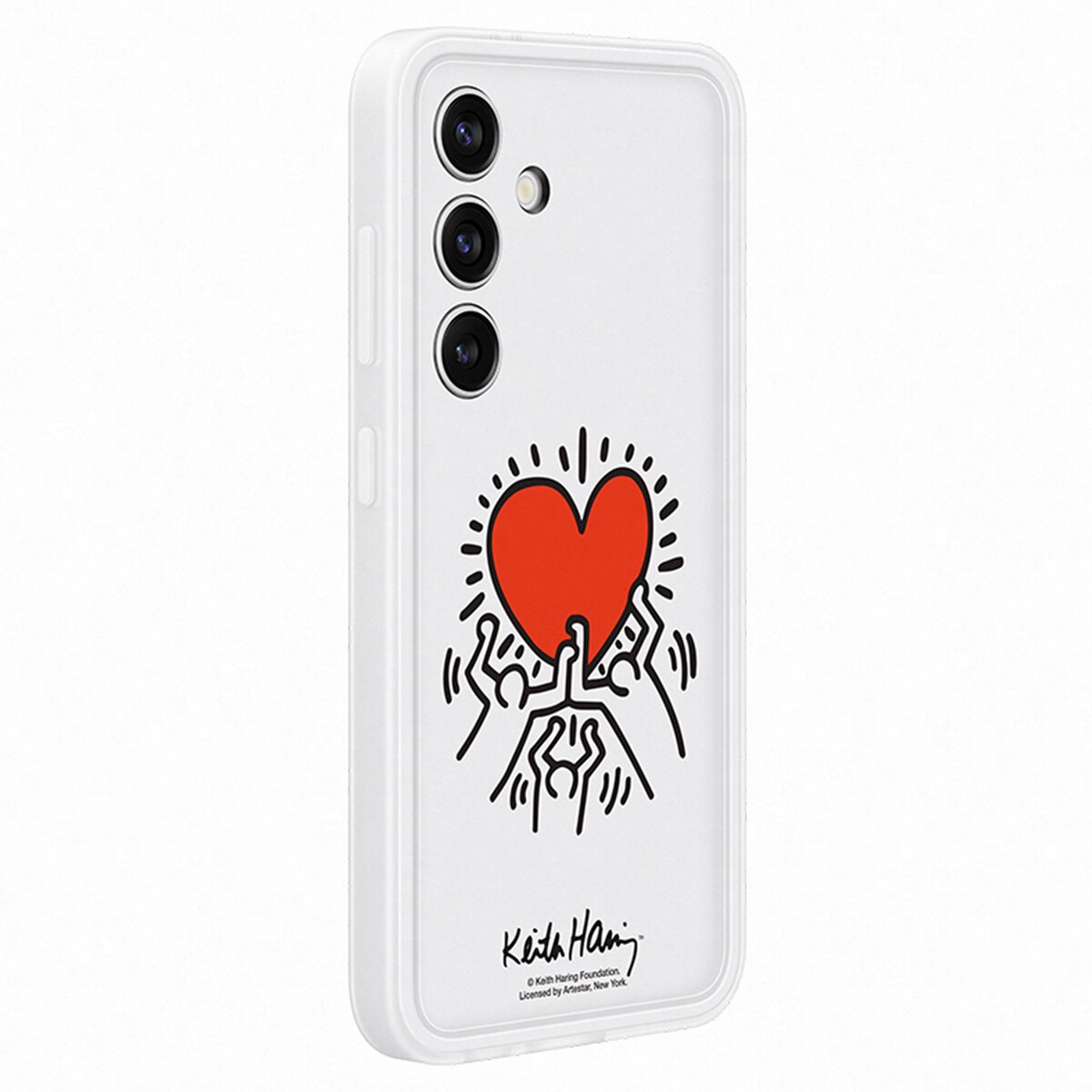 Funda Flipsuit Keith Harring blanca Samsung para Galaxy S24 3