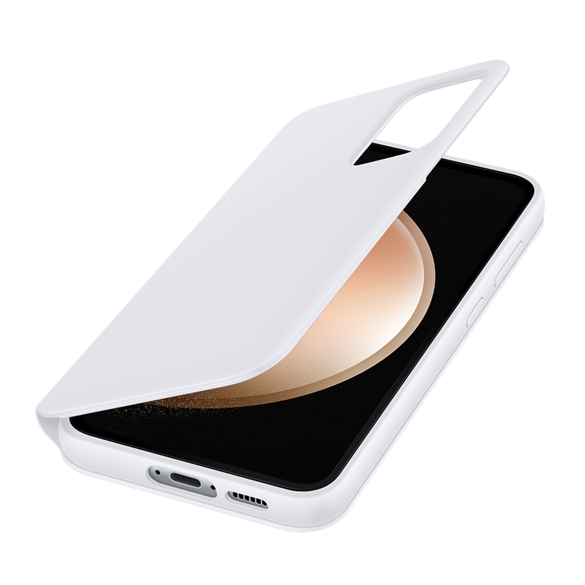 Funda con tapa Samsung Smart View Wallet Case blanca para Galaxy S23 FE 5