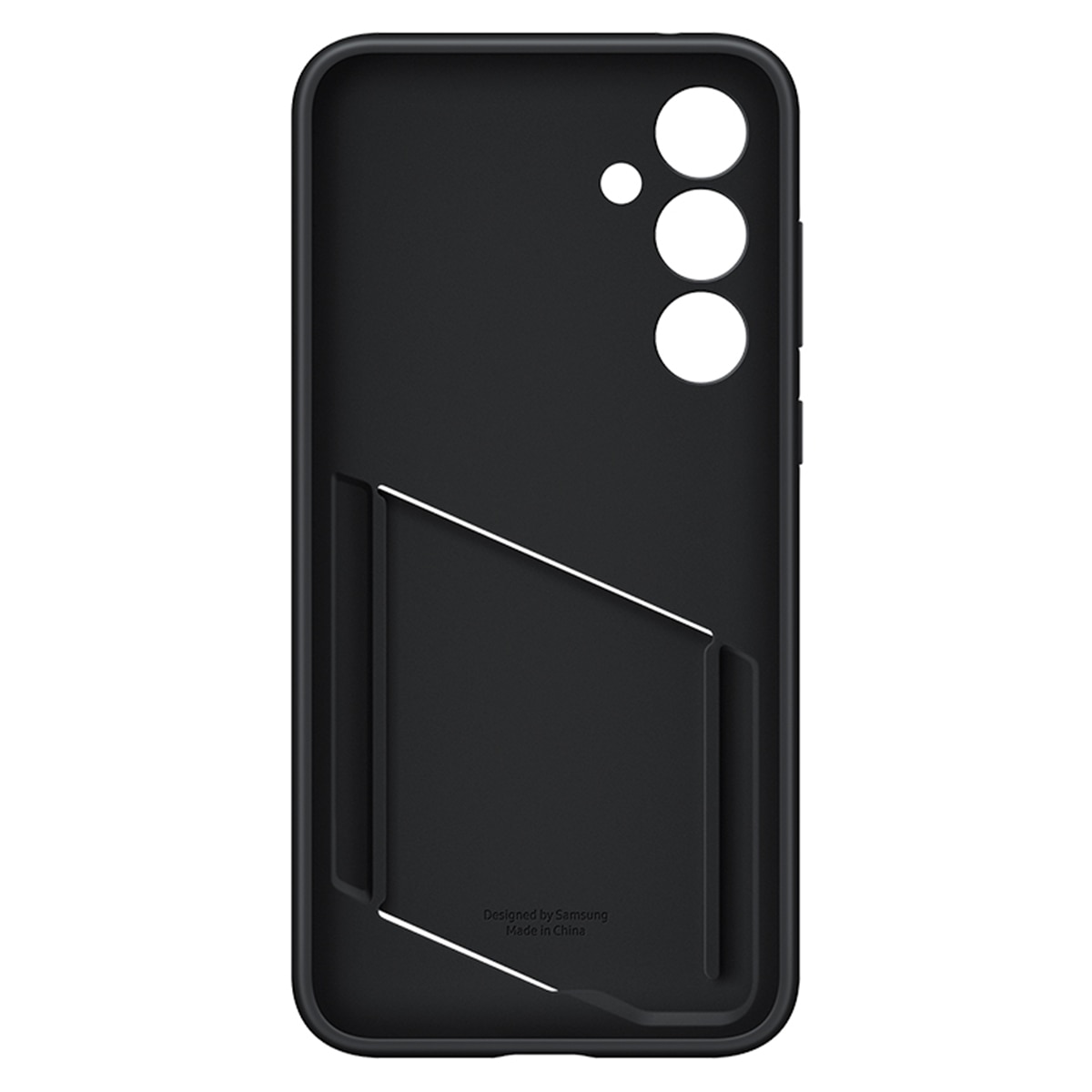 Funda con tarjetero negra Samsung para Galaxy A35 Negro-5