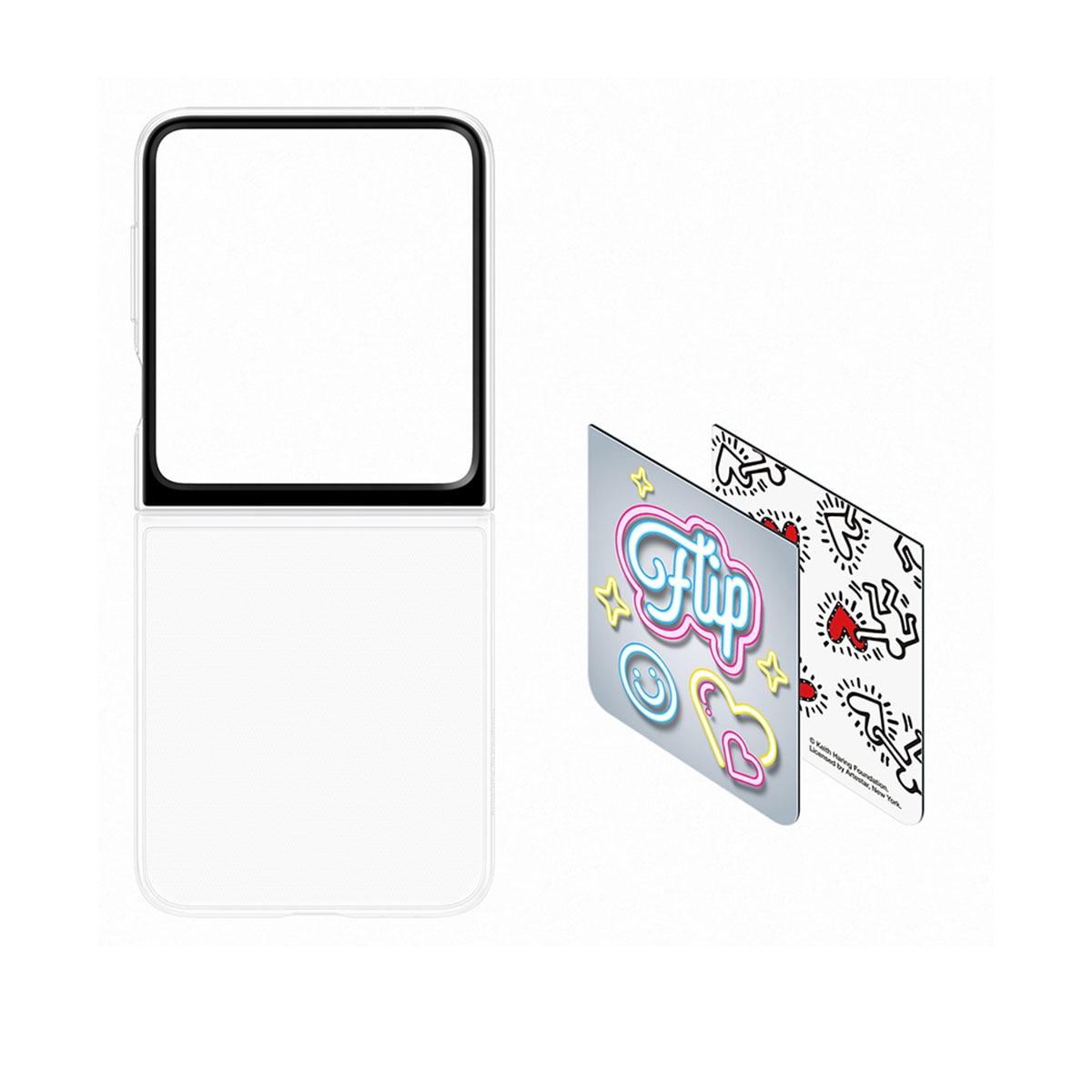 Funda Samsung Flipsuit transparente para Galaxy Z Flip6 / Z Flip7 FE Transparente-6