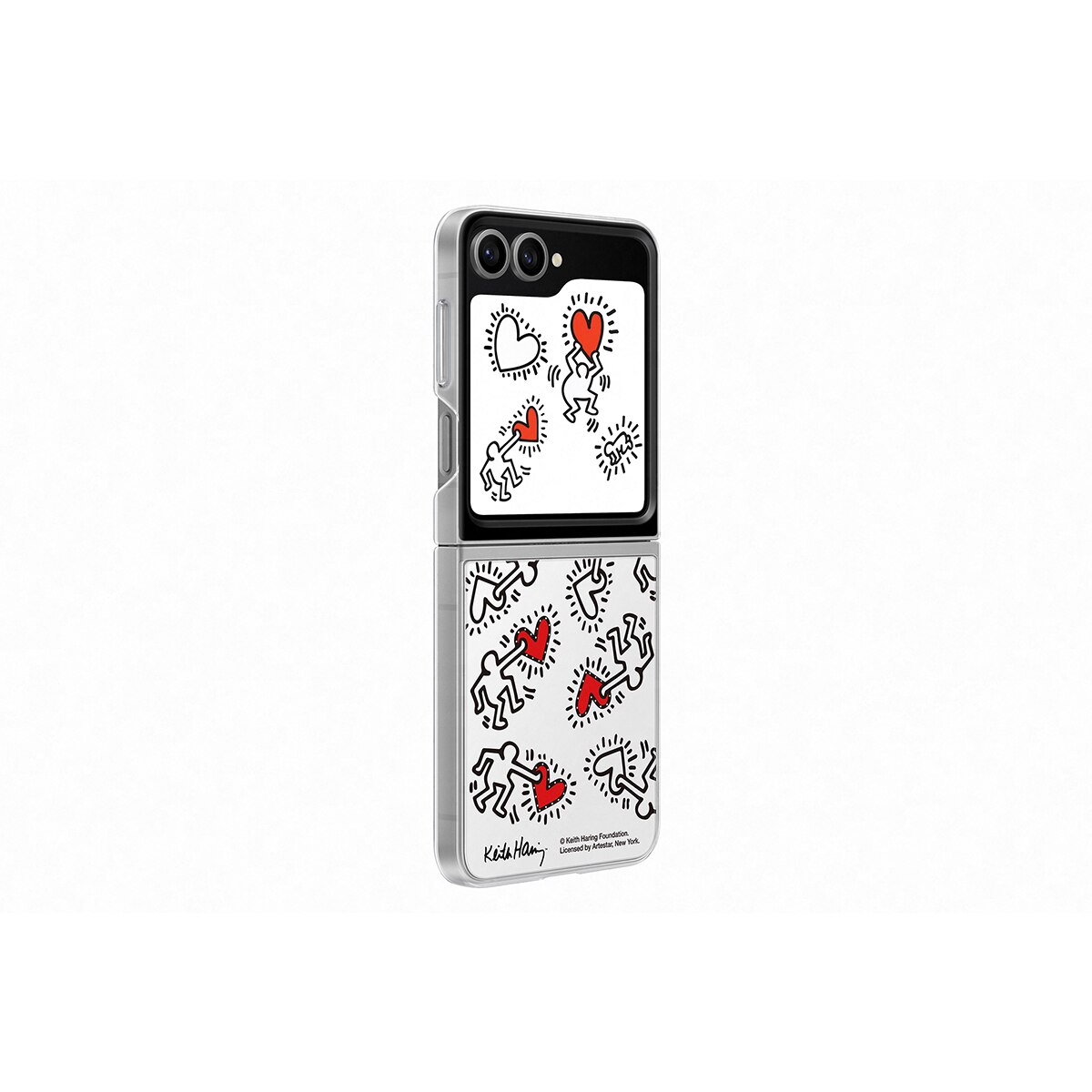 Funda Samsung Flipsuit blanca para Galaxy Z Flip6 / Z Flip7 FE Blanco-3