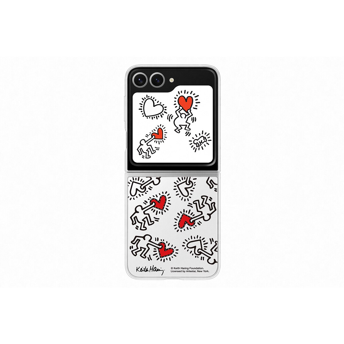 Funda Samsung Flipsuit blanca para Galaxy Z Flip6 / Z Flip7 FE Blanco-4