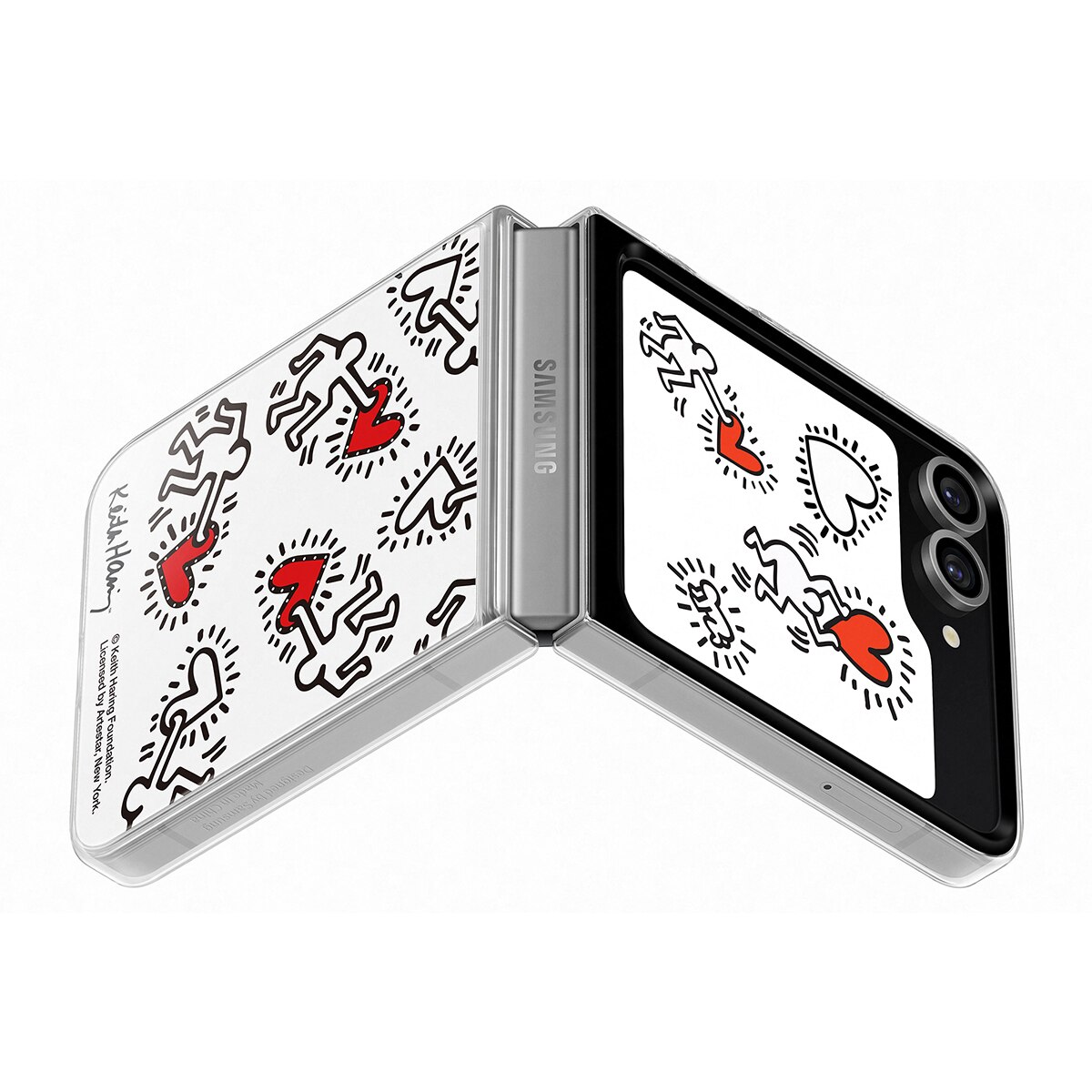 Funda Samsung Flipsuit blanca para Galaxy Z Flip6 / Z Flip7 FE Blanco-5