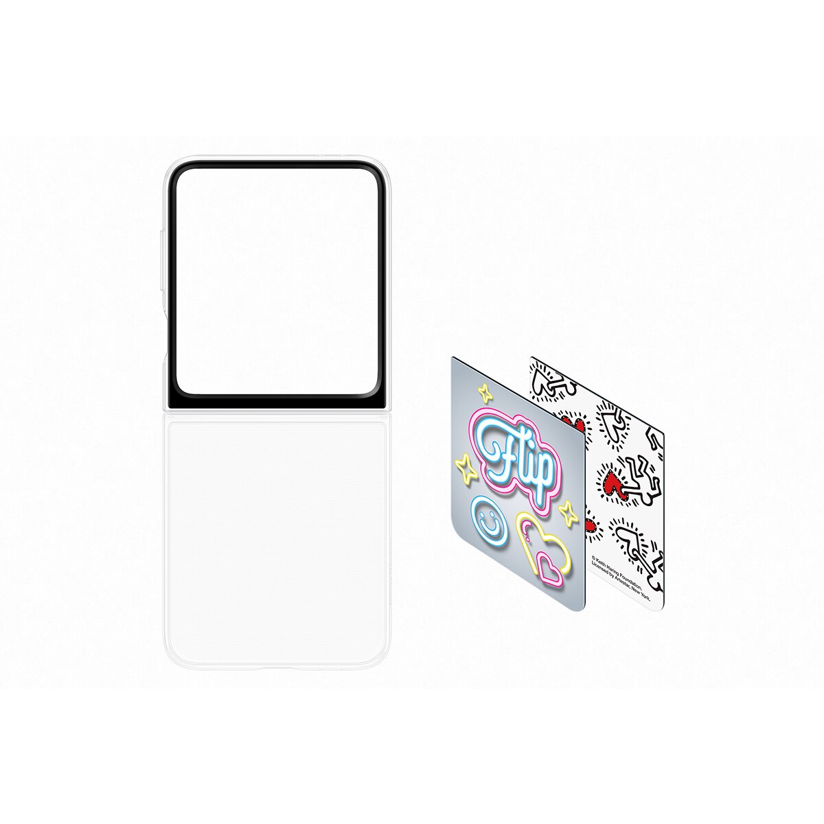 Funda Samsung Flipsuit blanca para Galaxy Z Flip6 / Z Flip7 FE Blanco-6