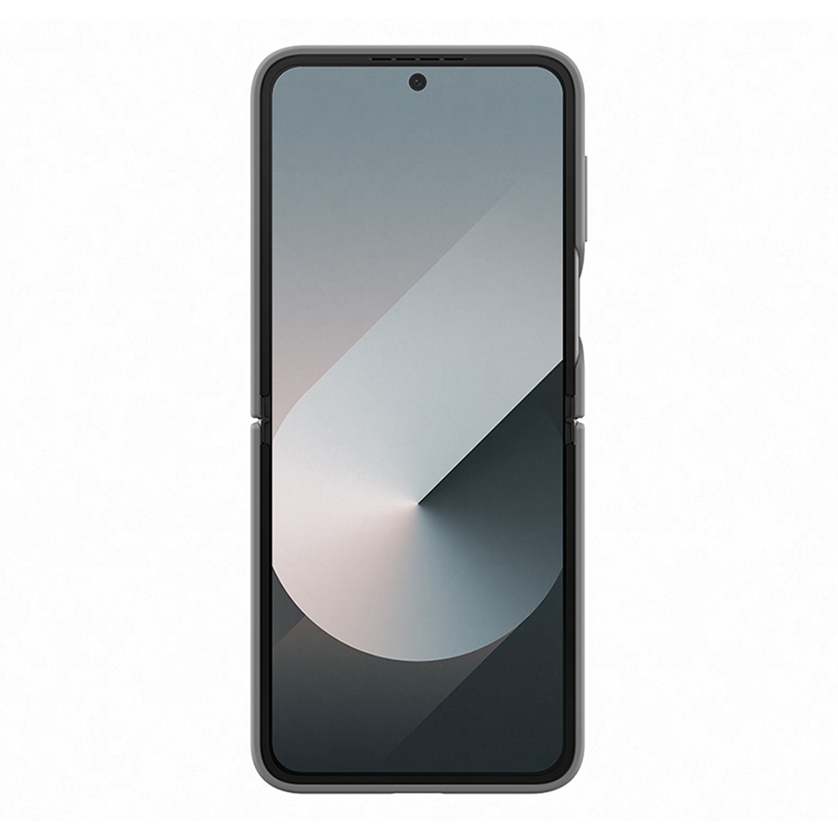 Funda Samsung de silicona gris para Galaxy Z Flip6 / Z Flip7 FE Gris-3